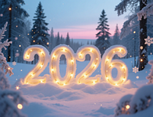 С наступающим Новым 2026 годом и Рождеством!